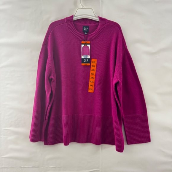 GAP Women's 100% Cotton Sweater Pink Size XXL New with Tags - Picture 4 of 15